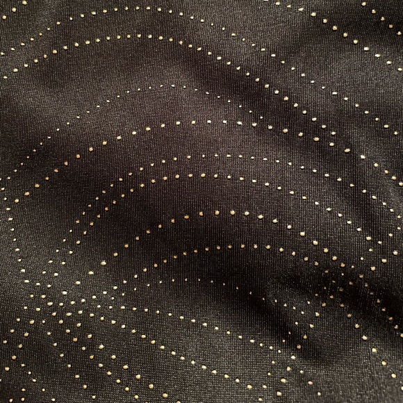 NWT Express Black and Gold Casual Dress, size Medium - Picture 3 of 4